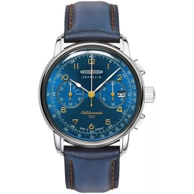 Zegarek Męski ZEPPELIN Mediterranee Chronograph 9670-3 + BOX