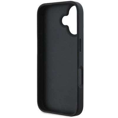 7. Etui DKNY Checkered Pattern & Printed Stripes na iPhone 16 - czarne