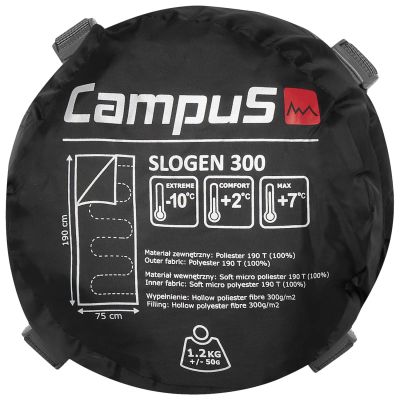 4. Śpiwór Campus Slogen 300 Left Sleeping Bag CUL701123404