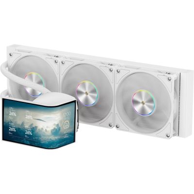 4. Chłodzenie wodne Krux HydroArc 360 White (KRXE011)