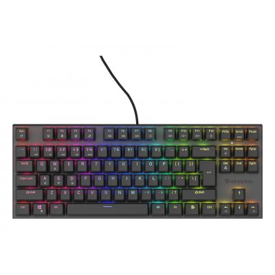7. GENESIS Thor 303 TKL klawiatura Gaming USB QWERTY US English Czarny