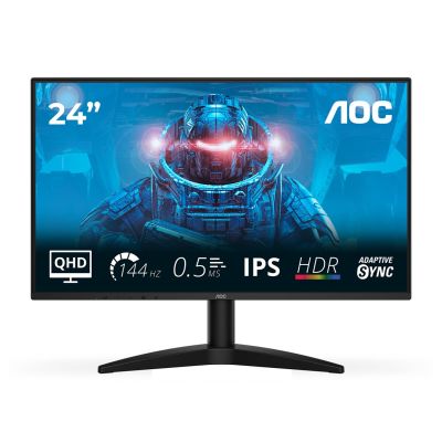 17. AOC B3 Q24B36X monitor komputerowy 60,5 cm (23.8") 2560 x 1440 px Quad HD LED Czarny