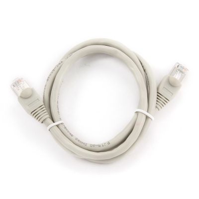 3. Kabel UTP GEMBIRD PP6U-1M (RJ45 - RJ45 ; 1m; UTP; kat. 6; kolor szary)