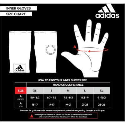 28. Rękawice wewnętrzne adidas Mexican ADISBP012S czarne