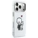 4. Etui Karl Lagerfeld Karl & Choupette Back MagSafe na iPhone 17 Pro - przezroczyste