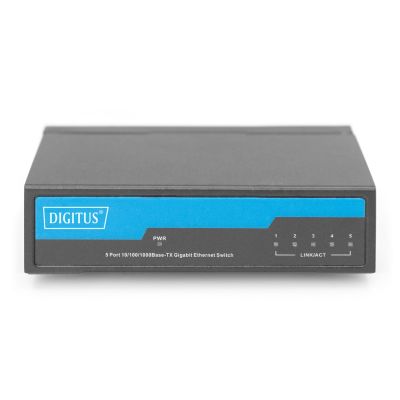 4. Digitus Przełącznik sieciowy Gigabit, 5-portowy, niezarządzalny