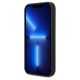 5. Etui BMW Silicone Blue&Red Stripes M Collection na iPhone 15 Pro Max - czarne