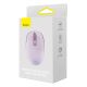 9. Myszka bezprzewodowa Baseus F01B 2.4GHz + Bluetooth 3.0 + 5.0 - fioletowa