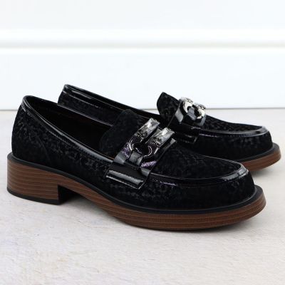 4. Skórzane półbuty damskie lordsy D&A S.Barski Premium Collection MR52-176