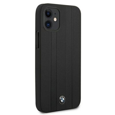 4. Etui BMW Signature Tire Marks na iPhone 12 mini - czarne