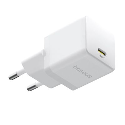3. Ładowarka sieciowa Baseus Palm 1C 20W (z kablem Baseus Mini White USB-C 60W (20V/3A) 1m) - biała