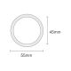 20. Baseus Halo Series magnetyczny pierścień (2 szt./opakowanie) czarny (PCCH000001)