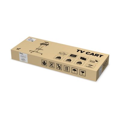 6. Uchwyt podłogowy Equip Bodenstandhalter 37-70/50kg 1TFT 2Ablagen Höhe czarny