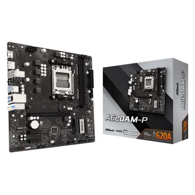 2. Asrock A620AM-P AMD A620A Gniazdo AM5 micro ATX