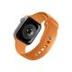 10. Pasek Puro Icon na Apple Watch 44/45/46/49mm - pomarańczowy