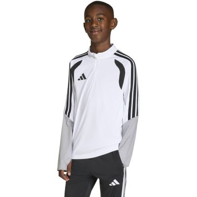 11. Bluza dla dzieci adidas Tiro 26 Competition Training Top biało-szara KA7577