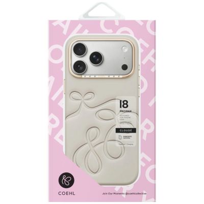 5. Etui UNIQ Coehl Cloude Magnetic Charging na iPhone 18 Pro Max / 17 Pro Max - beżowe