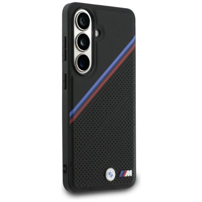 4. Etui BMW Tricolor Metal Logo MagSafe na Samsung Galaxy S26 - czarne