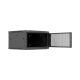 21. Szafa instalacyjna rack wisząca 19" 6U 600x600 czarna drzwi perforowane Lanberg (flat pack)