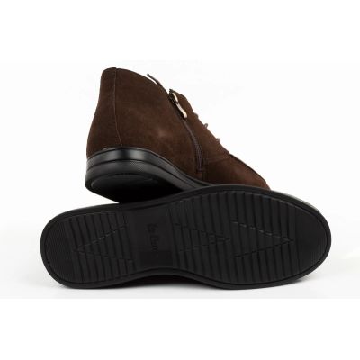 8. Lee Cooper buty męskie eleganckie skórzane brązowe trzewiki na zamek