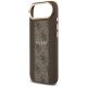 6. Etui Guess 4G Stripe MagSafe na iPhone Air - brązowe