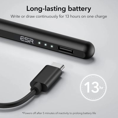 7. Rysik ESR Digital+ Magnetic Stylus Pen do iPada - czarny