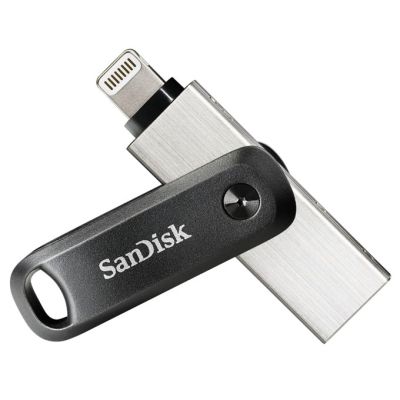 7. Pendrive SanDisk iXpand GO SDIX60N-256G-GN6NE (256GB; Lightning, USB 3.0; kolor srebrny)