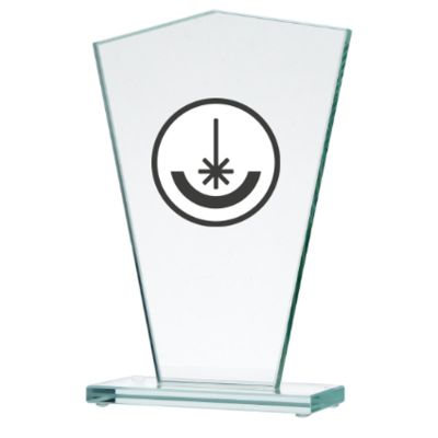 3. Trofeum szklane grawerowane