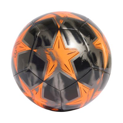 2. Piłka nożna adidas UCL Club 26/27 League Stage czarno-srebrno-pomarańczowa KE9762