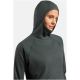3. Bluza z kapturem Odlo Mid layer hoody CUBIC zielona