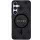 3. Etui Guess 4G Collection Leather Metal Logo MagSafe na Samsung Galaxy S24+ - czarne