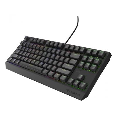 15. GENESIS Thor 230 TKL klawiatura Gaming USB QWERTY US English Czarny