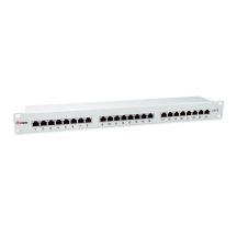 Wyposażenie 19" Patch Panel 24xRJ45 Cat6 FTP 1U 250MHz RAL7035