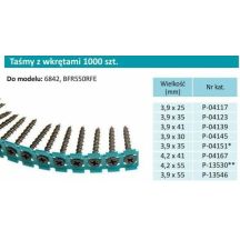 MAKITA TAŚMA Z WKRĘTAMI 3,9x25mm DO METALU