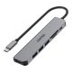 21. UNITEK HUB USB-C 7W1, HDMI 4K, PD 100W, 5GBPS, ALU