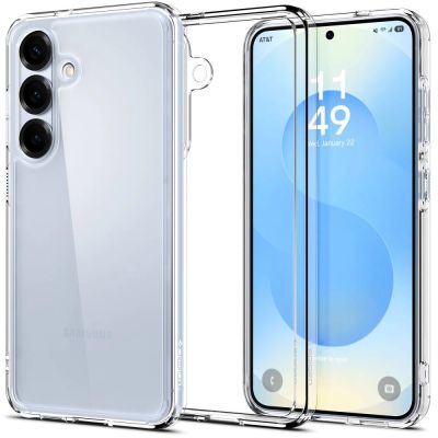 7. Etui Spigen Ultra Hybrid na Samsung Galaxy S25 - przezroczyste