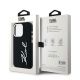 8. Etui Karl Lagerfeld Silicone Metal Script Logo na iPhone 15 Pro Max - czarne
