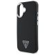 6. Etui Guess Grained Triangle MagSafe na iPhone 16 - czarne