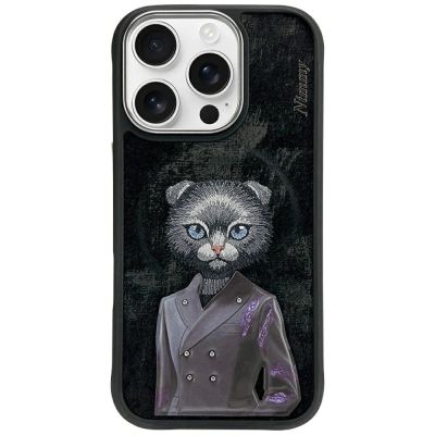 Etui Nimmy Magnetic fashion cute pet MagSafe na iPhone 16 Pro - czarne