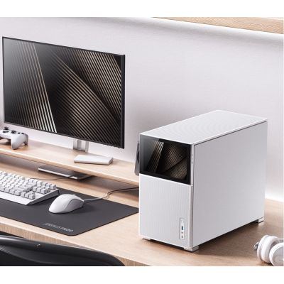18. Jonsbo D31 MESH Screen Obudowa Micro-ATX, Szkło Hartowane - biała