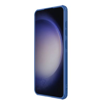 5. Etui Nillkin Super Frosted Shield Pro pancerne do Samsung Galaxy S24+ - niebieskie