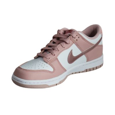 4. Buty dziecięce sneakersy damskie Nike Dunk Low GS Velvet Pink Różowe - DO6485-600