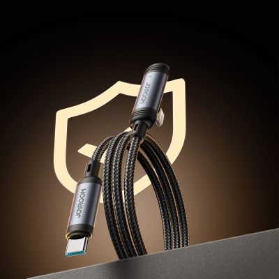7. Kabel Joyroom S-A56 EnjoyX Series 90° USB-C - Lightning 30W 1,2m - czarny