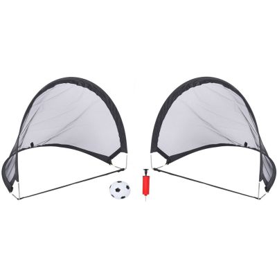 8. Zestaw 2 bramek do piłki nożnej Pop Up Dunlop 100982