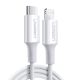 2. Ugreen kabel przewód MFi USB Typ C - Lightning 20W 3A 0.25 m biały (US171)