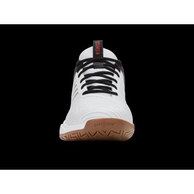 3. Sneakersy K-swiss ULTRASHOT TR INDR WHITE/BLACK/HIGH RISK RED-M (04602-153-M)