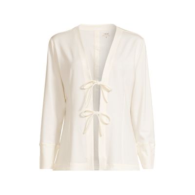 6. Bluza CASALL Studio Cardigan biały