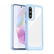 Etui Outer Space Case do Samsung Galaxy A56 pokrowiec z elastyczną ramką - niebieskie