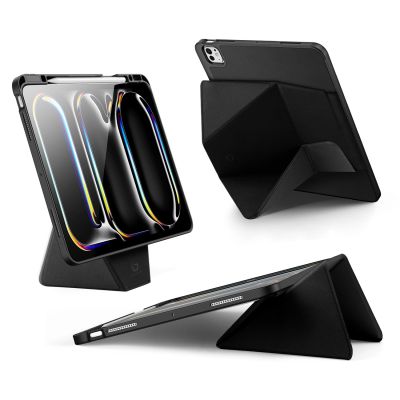 2. Etui Dux Ducis Vers na iPad Pro 13" (2024/2025) z podstawką i uchwytem na Apple Pencil - czarne