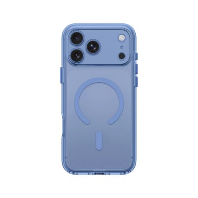 3. Etui AMAZINGTHING Minimal Mag Lens Case na iPhone 18 Pro Max z osłoną aparatu i mocowaniem na smycz kompatybilne z MagSafe - niebieskie